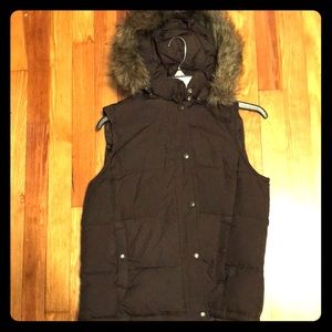 Gap Brown Puffy Vest